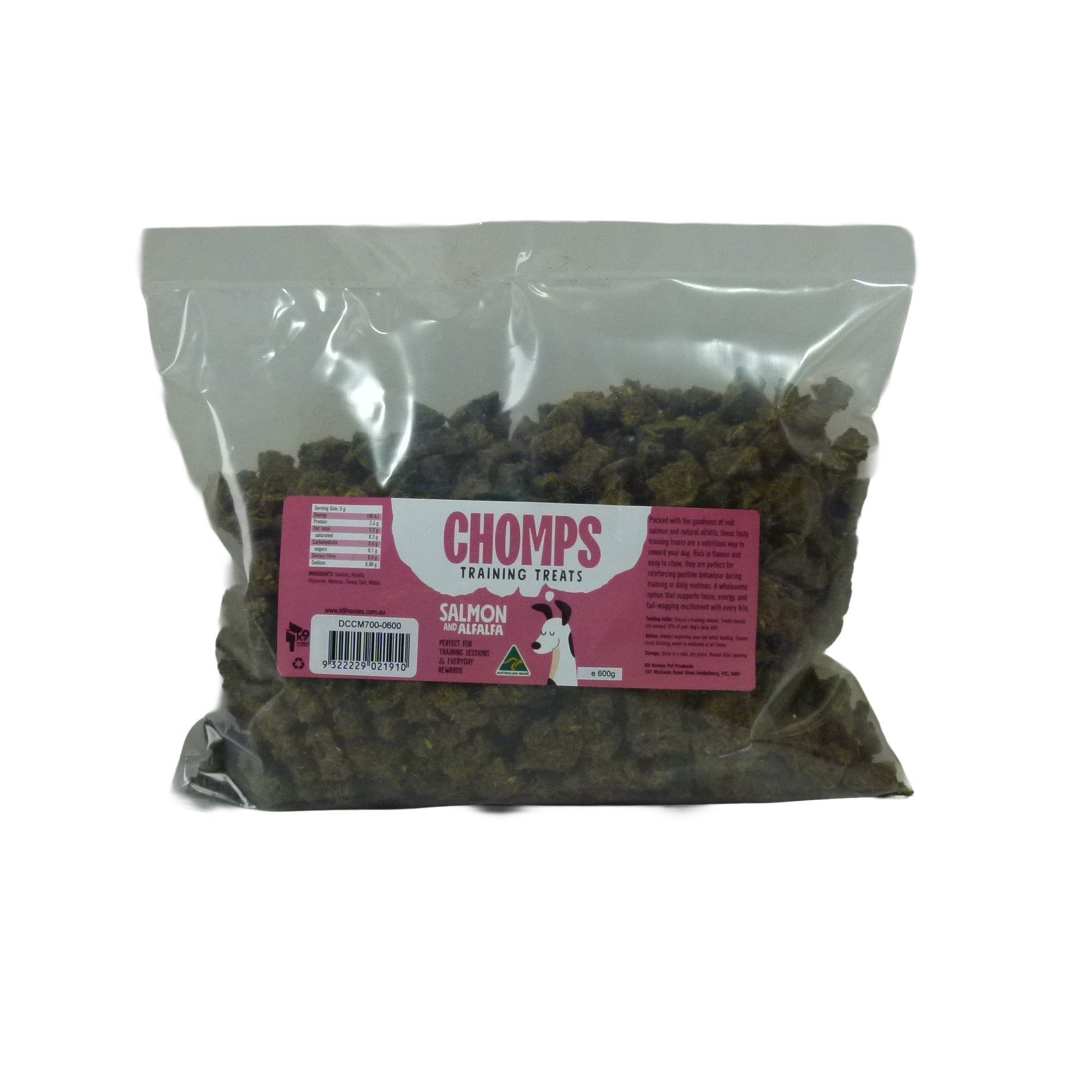 CHOMPS Training Treats - Salmon & Alfalfa