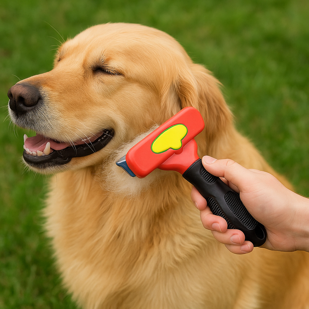 Fobnimarut De-Shedding Tool for Dogs & Cats