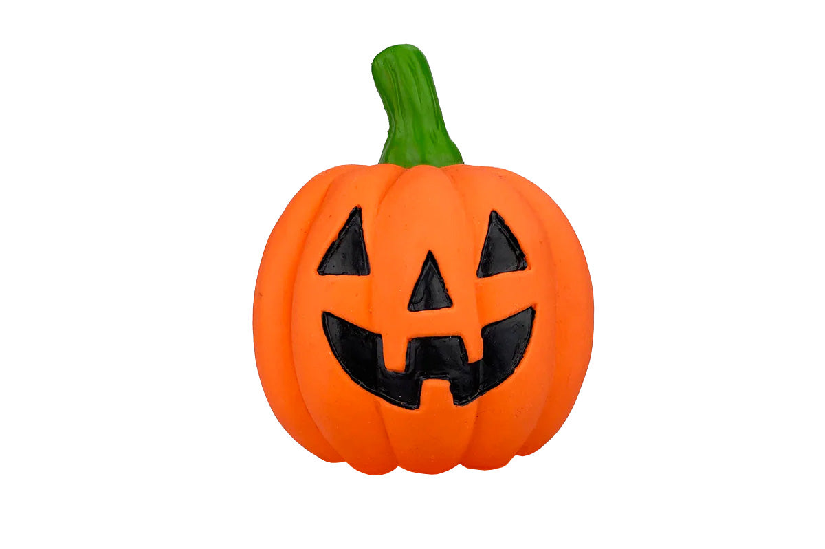 Halloween Jack-O-Lantern Latex Dog Toy