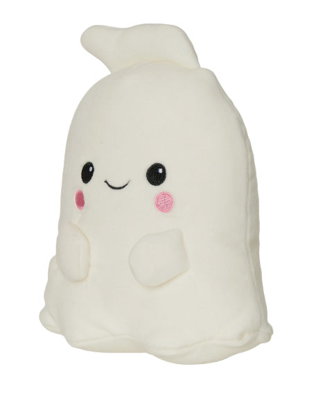 Halloween Squishy Ghost Plush Dog Toy