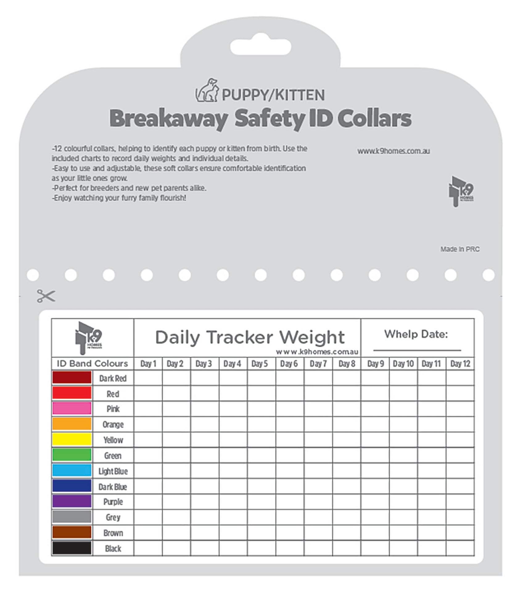 Puppy/Kitten Safety ID Collars Whelping